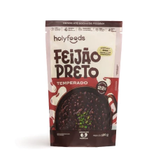 3x Feijão Preto Temperado Pronto- Holysoup- 120g - comprar online