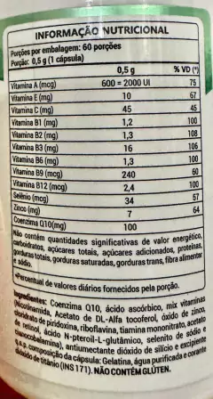 3x Mix Magnésio + 3x Coenzima Q10 Coq10 - Nutrigenes - loja online