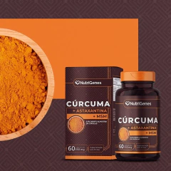 3x Cúrcuma + Msm + Astaxantina- 500mg- 60 caps.- Nutrigenes - loja online