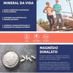 3x Magnésio Dimalato - Nutrigenes - 90 Cápsulas - loja online