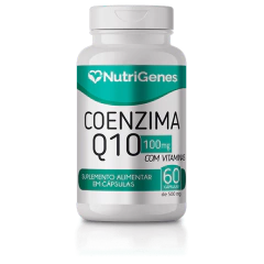3x Mix Magnésio + 3x Coenzima Q10 Coq10 - Nutrigenes - Vivet Upgrade