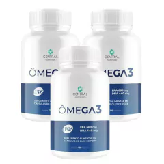 3x Ômega 3 Ifos- 660 EPA- 440 DHA- 120 Caps. Central Nutrition