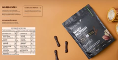 Imagem do Whey Protein Isolado Chocolate Língua De Gato Puravida 450g