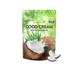 Leite De Coco Em Pó Coco Cream Tradicional Pura Vida 250g