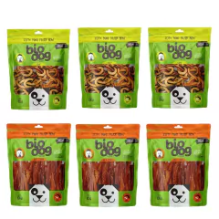 3x Soft Strips Frango + 3x Gourmet Loop- Bio Dog