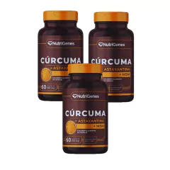 3x Cúrcuma + Msm + Astaxantina- 500mg- 60 caps.- Nutrigenes - comprar online