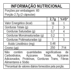 6x Óleo De Cártamo, Coco E Chia + Cromo 120 Cáps.- Global na internet