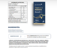 6x Ômega 3 Fosfatix 1.500mg- Fosfatidilserina- Puravida - Vivet Upgrade