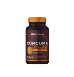 3x Cúrcuma + Msm + Astaxantina- 500mg- 60 caps.- Nutrigenes - Vivet Upgrade