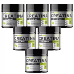 6x Creatina Gummy- Maça Verde- 30 Gomas- Ekobé