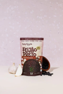 6x Feijão Preto Temperado Pronto- Holysoup- 120g na internet
