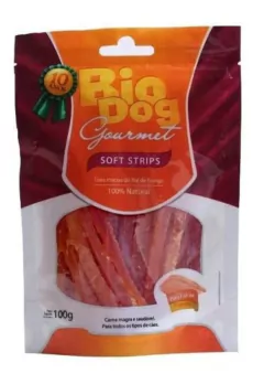 6x Petisco Bio Dog Gourmet Soft Strips- p/ Cães- Frango-100g na internet