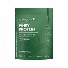 3x Whey Protein Isolado- Sabor Neutro- 450g- PuraVida - comprar online