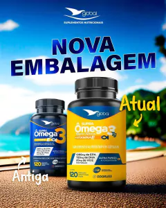 6x Supra Ômega 3 T.G- 1080mg EPA- 720mg DHA- Vit.E-120 Caps na internet