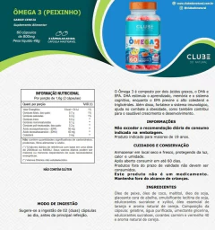 Ômega 3- 800mg- 60 Cápsulas Mastigáveis Sabor Cereja na internet