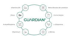 Guardian 8,5g-30 Sachês- Central Nutrition- Limão - comprar online