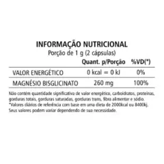 Magnésio Quelato Puro Suplemento 60 Cápsulas- Natunéctar - comprar online