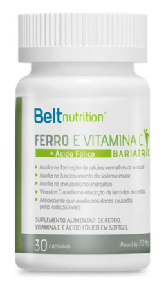 6x Belt Ferro Bariatric - Vitamina C + Ácido Fólico - comprar online