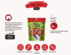 2x Petisco Bio Dog Gourmet Love Bits- para Cães- Frango-100g na internet