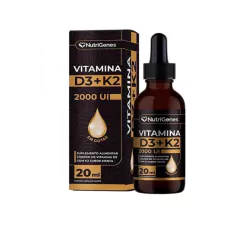6x Vitamina D3 2000 Ui+ K2 Mk7 30mcg- Gotas- Nutrigenes - comprar online