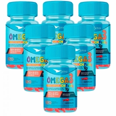 6x Ômega 3 Peixinho -180 EPA-120 DHA -T.G Family-120caps