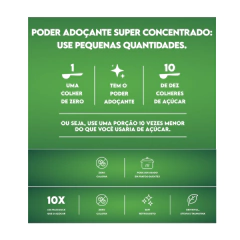 3x Adoçante Zero Premium Puravida-100g- Stevia- Taumatina - comprar online