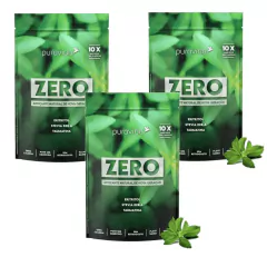 3x Adoçante Zero Premium Puravida-100g- Stevia- Taumatina