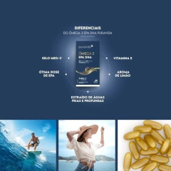 6x Ômega 3 EPA DHA- Vit. E- 1.411MG DE ÔMEGA 3- 60 Softgel na internet