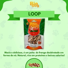 Imagem do 6x Petisco Bio Dog Gourmet Loop- para Cães- Frango-100g