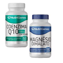 Coenzima Q10 Coq10 + Magnésio Dimalato - Nutrigenes