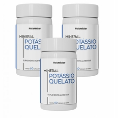 3x Potássio Quelato- Natunéctar - 60caps