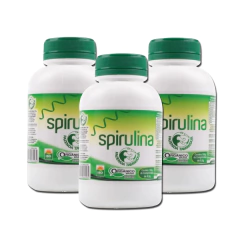 3x Spirulina Orgânica 180gr Fazenda Tamanduá - loja online
