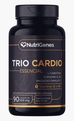 3x Trio Cardio + 3x Magnésio Dimalato - Nutrigenes - comprar online