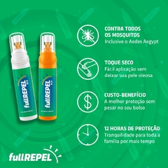 3x FullRepel Eco- Repelente C/ Icaridina-12 Horas-100ml - Vivet Upgrade