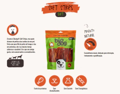 3x Soft Strips Frango + 3x Gourmet Loop- Bio Dog na internet