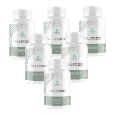 6x Pillfood- Silício Orgânico- Central Nutrition- 60 Cáps.