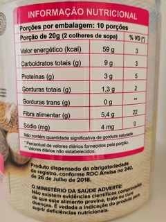 6x Fibrix Morango - Fibras Alimentares- Vegano- 200g - loja online