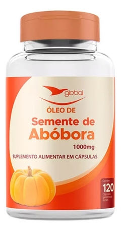 3x Óleo De Semente De Abóbora- 1000mg- 120 Softgels- Global - comprar online