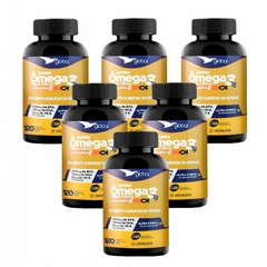 6x Supra Ômega 3 T.G- 1080mg EPA- 720mg DHA- Vit.E-120 Caps