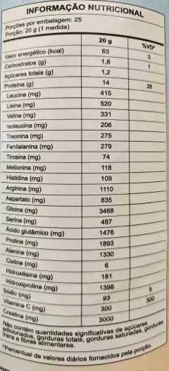 3x Collcreatine - 500g - Central Nutrition - Sabor Tangerina - loja online