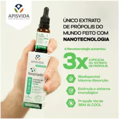 2x Nanoprópolis- Extrato de Própolis Verde- 20ml- Apis Vida na internet