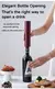 Abridor de Vinho Elétrico Recarregável USB Automático Grande Alimentado por Bateria