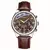 Relógio Quartzo GENEVA de Luxo Masculino com Cinto Brilho Impermeável Redondo - THS Shop