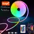 Faixa de Led Neon RGB 1/2/3/5m IP65 à Prova D'água USB