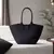 Bolsa Tote para Mulheres Cinza Faculdade Bolsa de Ombro Moda Verde Branco-Gola - comprar online