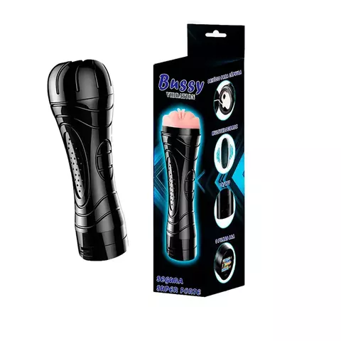 Masturbador Vagina em Cyberskin com Vibrador Multivelocidade