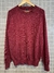 sweater manga rangla bordo - comprar online