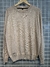 sweater manga rangla beige - comprar online