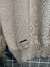 sweater manga rangla beige - bracku
