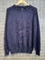 sweater manga rangla azul - comprar online